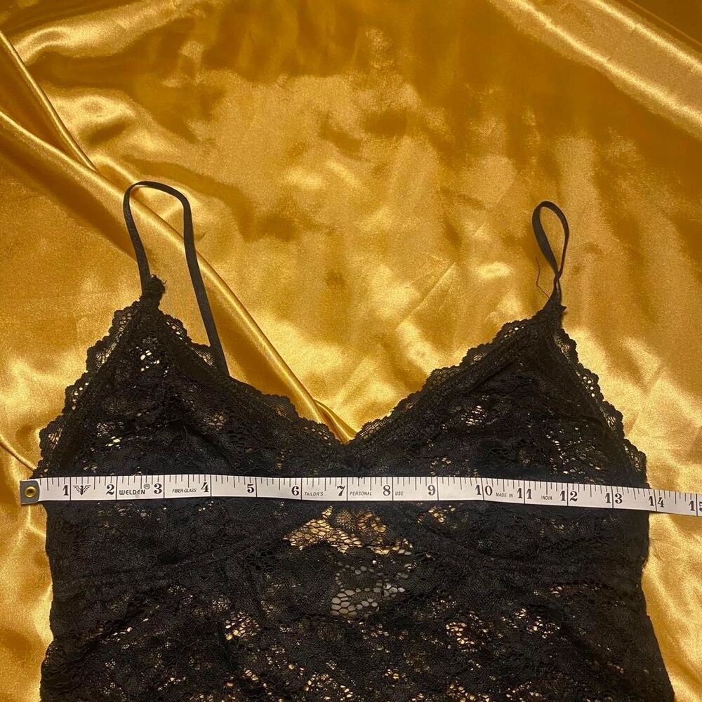 Lulu's Black Lace Thong Bodysuit - Picture 6 of 7